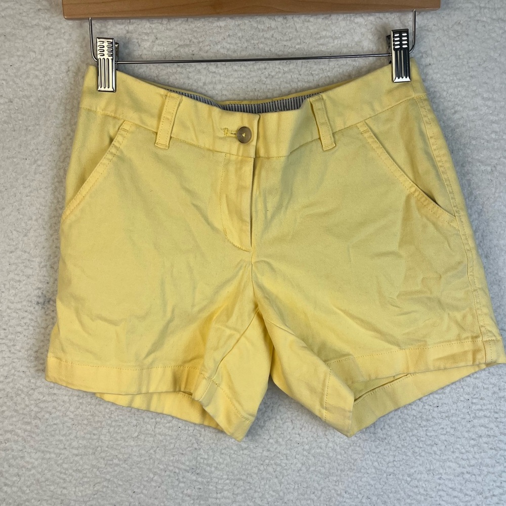 Southern Tide yellow Caroline shorts
